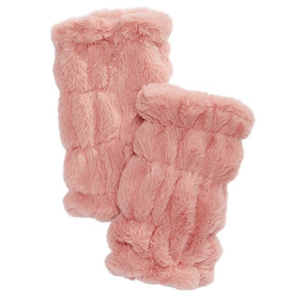 NWT I.N.C. Faux-Fur Fingerless Gloves - Picture 1 of 7